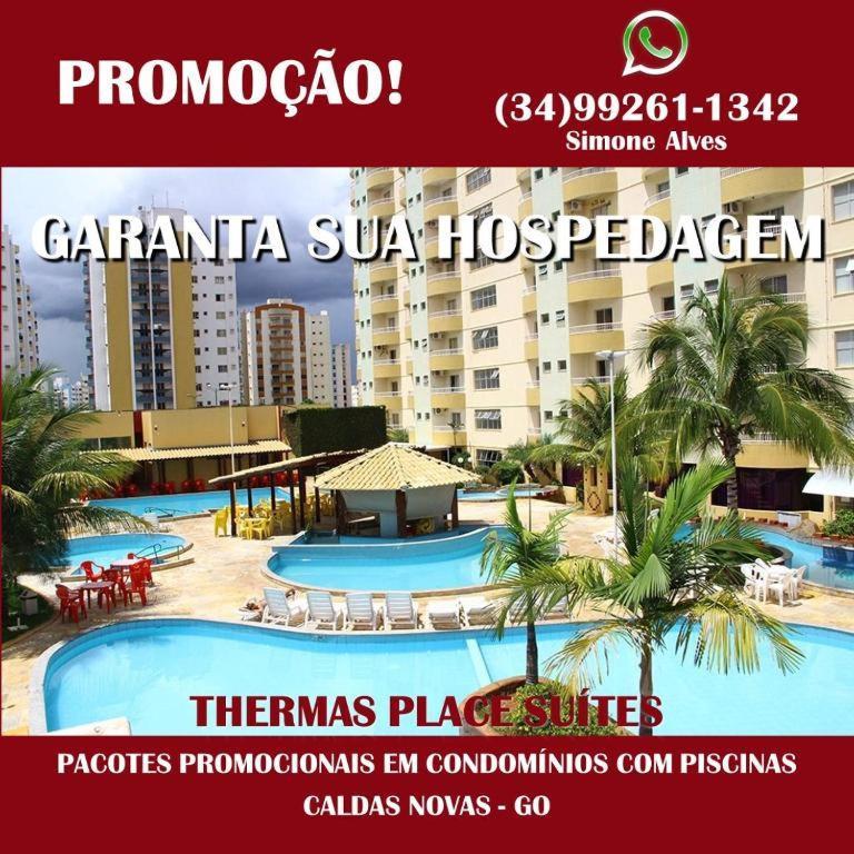 Thermas Place Suite Caldas Novas Com Piscinas Termais Экстерьер фото
